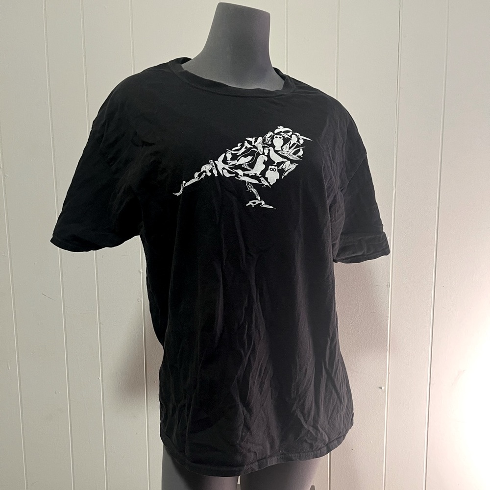 Black T-Shirt for Birders and Bird Lovers 🐦